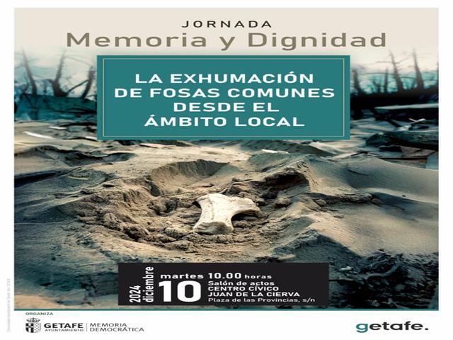 Getafe organiza una jornada sobre fosas comunes y la dignidad de las víctimas